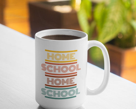 Homeschool Retro Mugs - The Homeschool Bunch